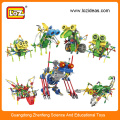 LOZ kit robô elétrico, robô educacional, kits de robô de plástico